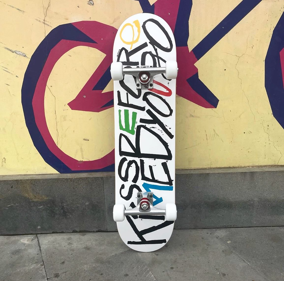 Kiss Me Before You Go complete skateboard